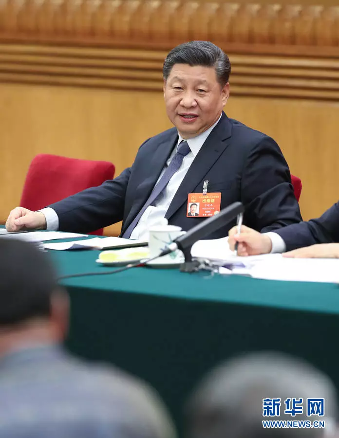 共和國是紅色的！習(xí)近平今年兩會這樣談“初心”(圖2)